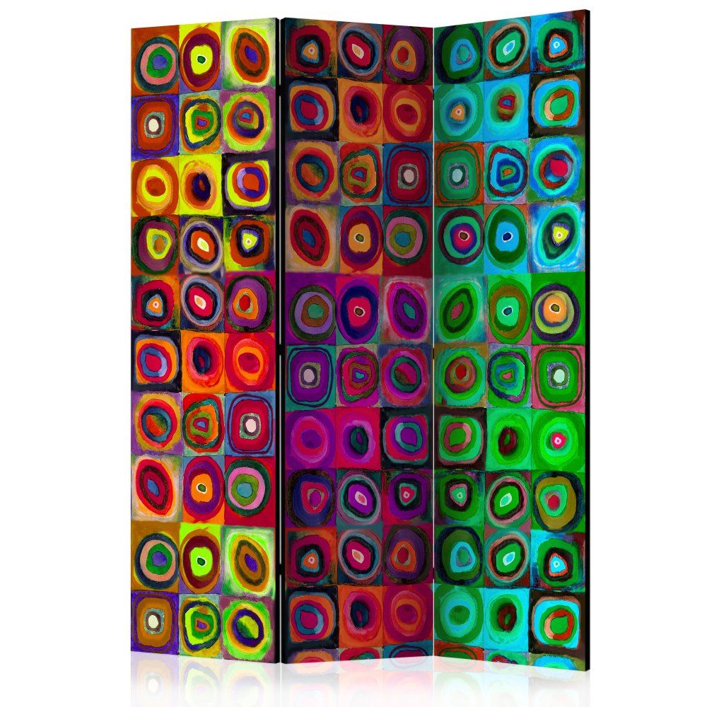 Paraván Colorful Abstract Art Dekorhome 135x172 cm (3-dielny) - dekorhome.sk