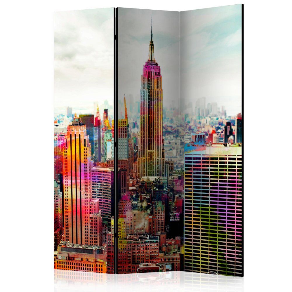 Paraván Colors of New York City Dekorhome 135x172 cm (3-dielny) - dekorhome.sk