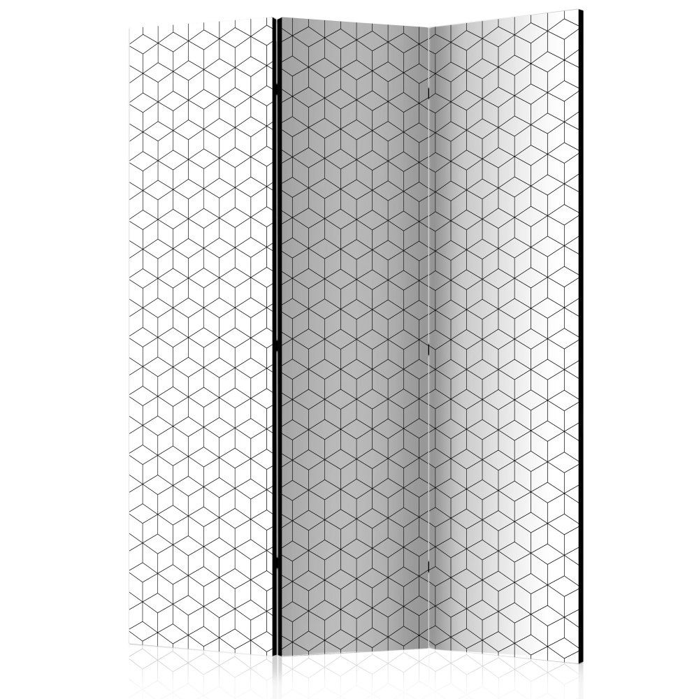 Paraván Cubes texture Dekorhome 135x172 cm (3-dielny) - dekorhome.sk