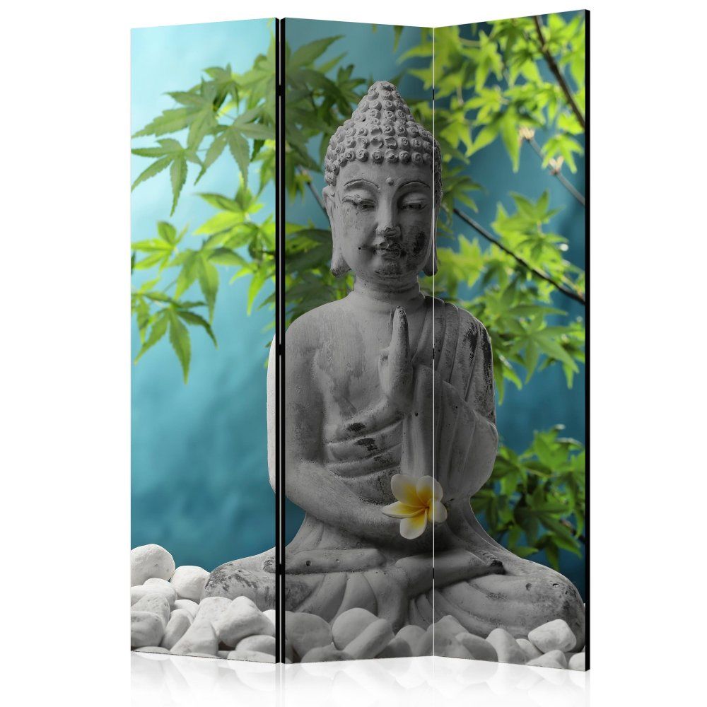 Paraván Meditating Buddha Dekorhome 135x172 cm (3-dielny) - dekorhome.sk
