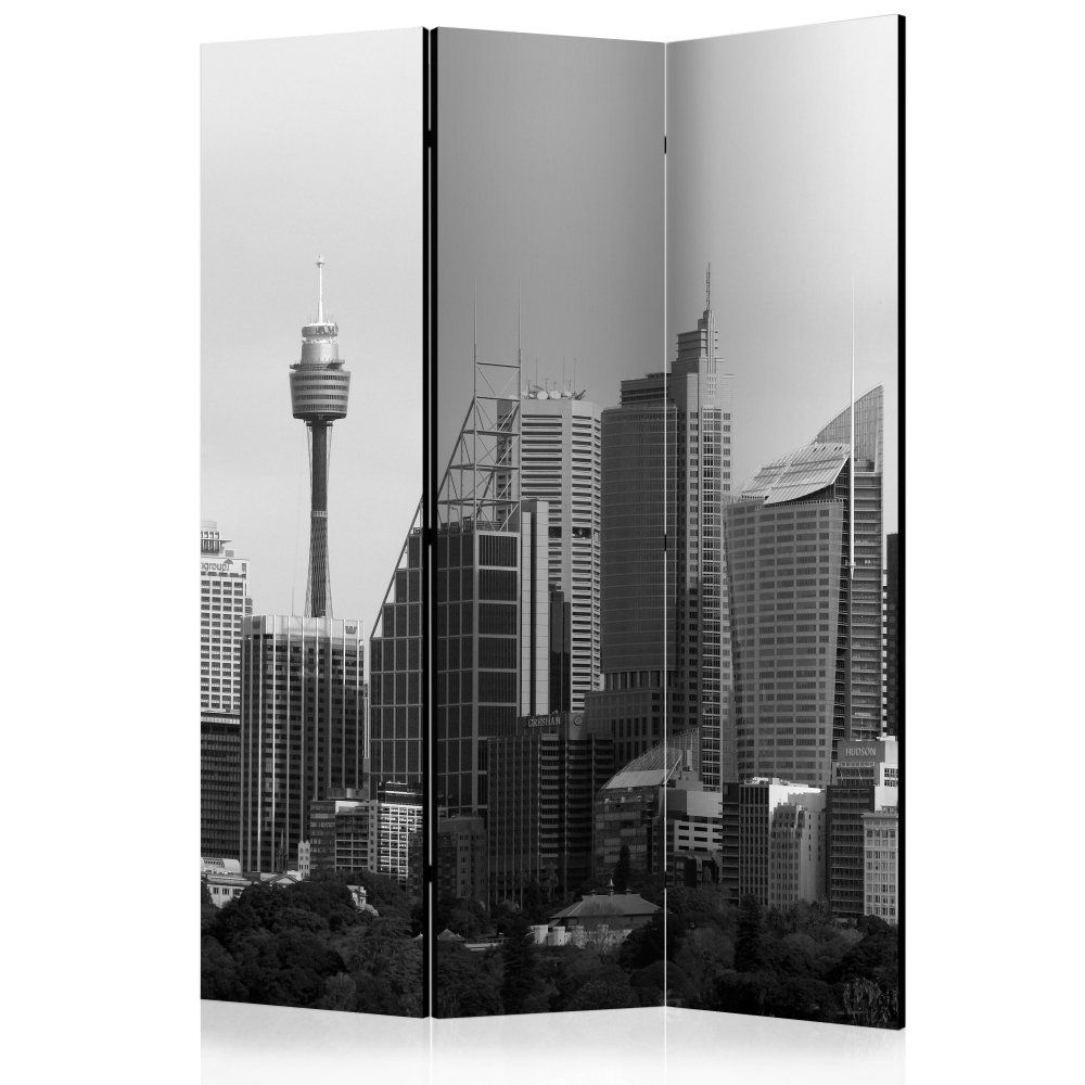 Paraván Skyscrapers in Sydney Dekorhome 135x172 cm (3-dielny) - dekorhome.sk