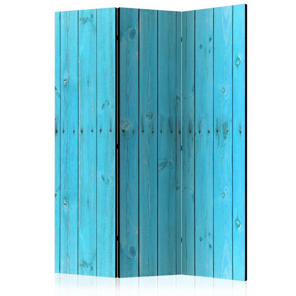 Paraván The Blue Boards Dekorhome 135x172 cm (3-dielny) - dekorhome.sk