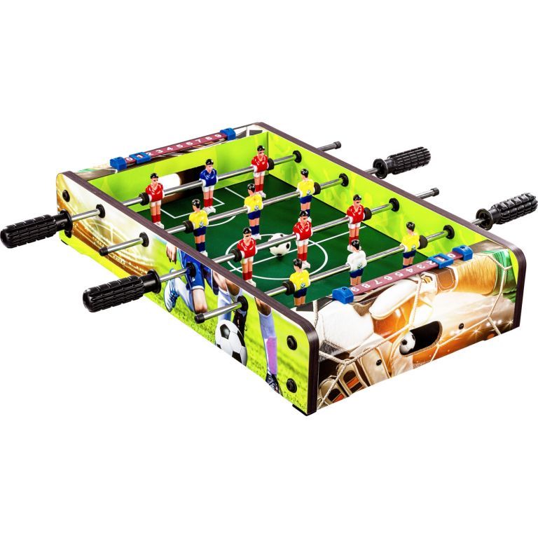 GamesPlanet® Mini stolný futbal, 51 x 31 x 8 cm, potisk - Kokiskashop.sk