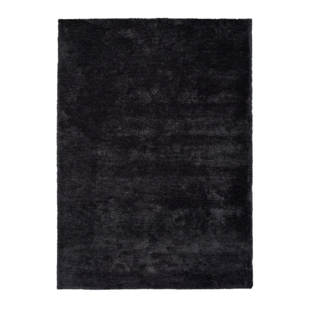 Antracitový koberec Universal Shanghai Liso Antracita, 80 × 150 cm - Bonami.sk