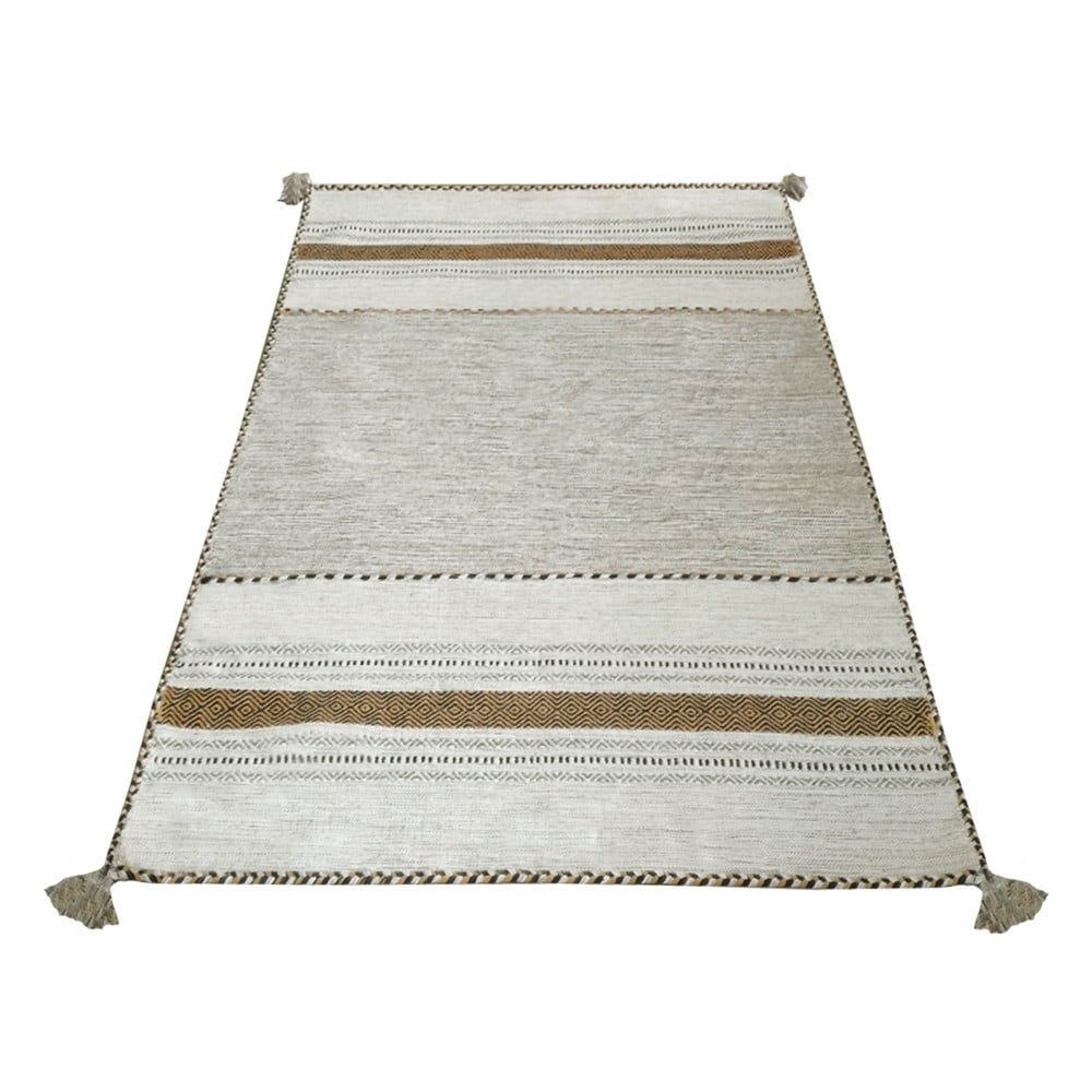 Béžový bavlnený koberec Webtappeti Antique Kilim, 160 x 230 cm - Bonami.sk