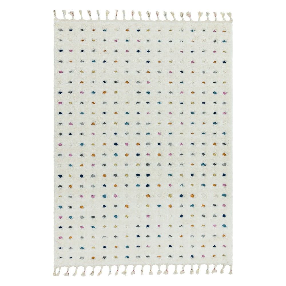 Béžový koberec Asiatic Carpets Dotty Multi, 80 x 150 cm - Bonami.sk