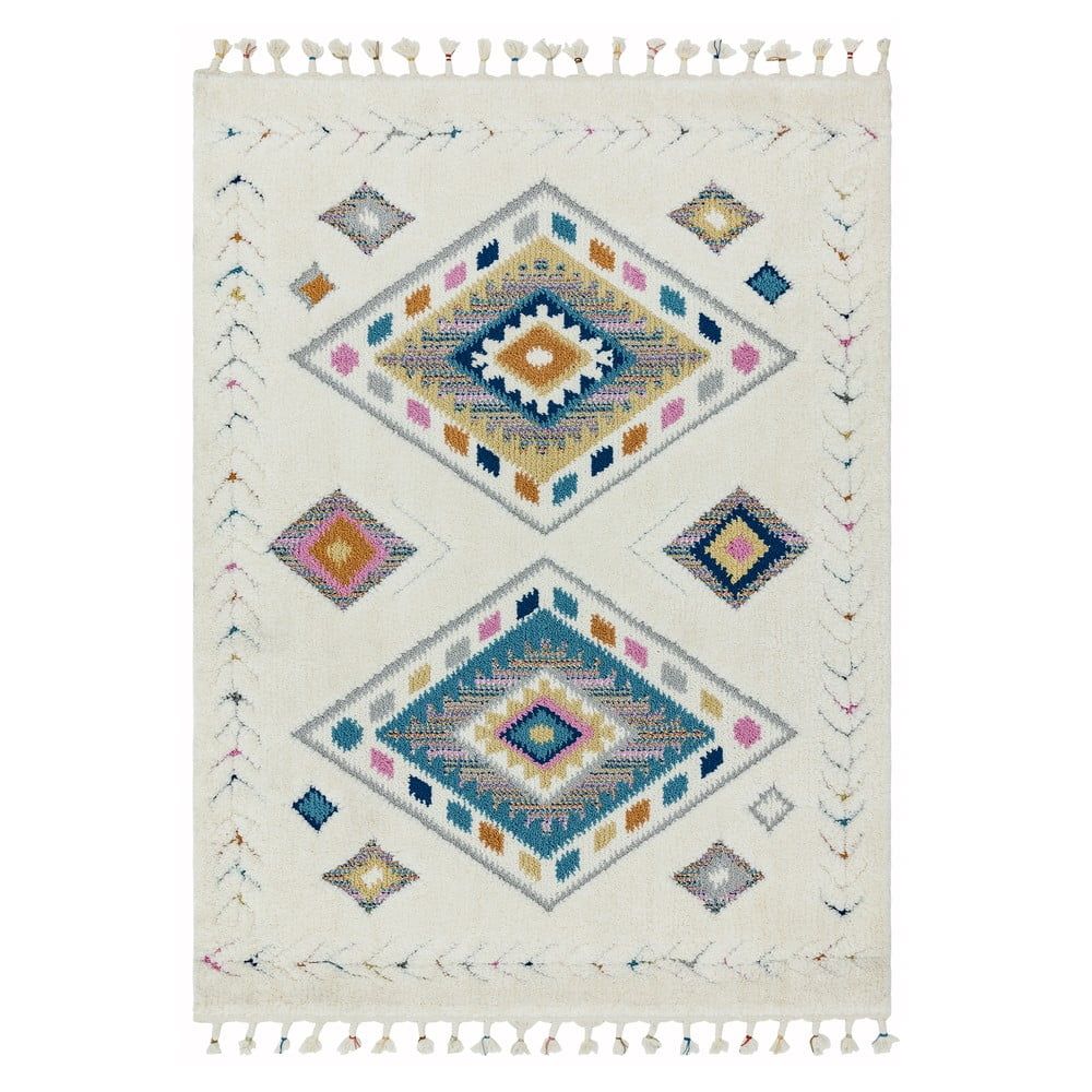 Béžový koberec Asiatic Carpets Rhombus, 120 x 170 cm - Bonami.sk