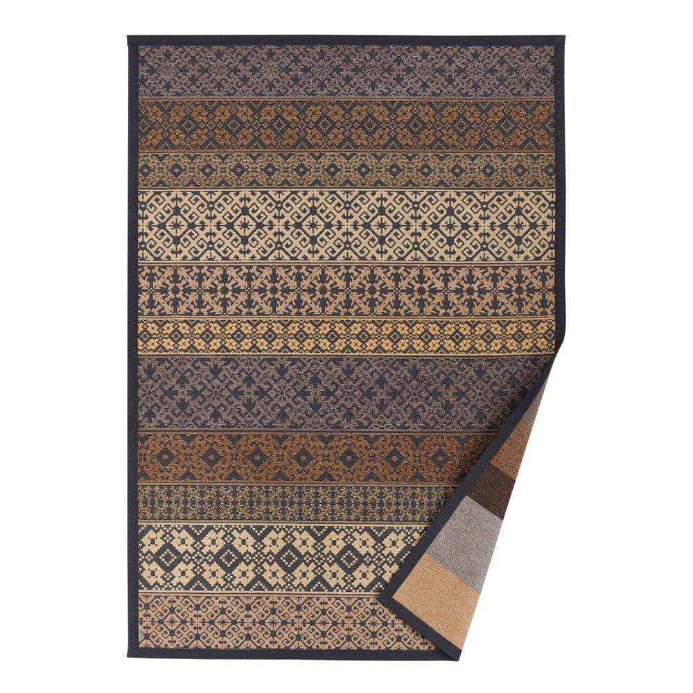 Béžový vzorovaný obojstranný koberec Narma Tidriku, 70 × 140 cm - Bonami.sk
