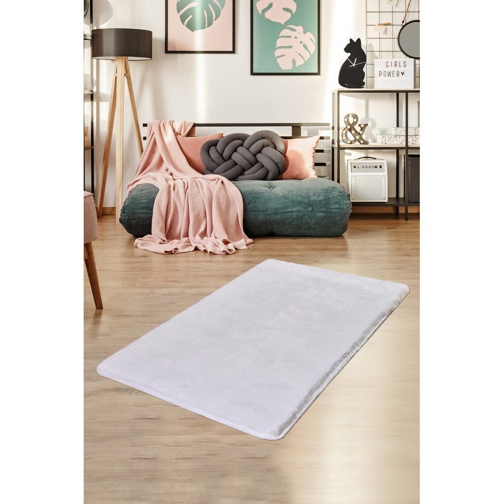 Biely koberec Milano, 140 × 80 cm - Bonami.sk