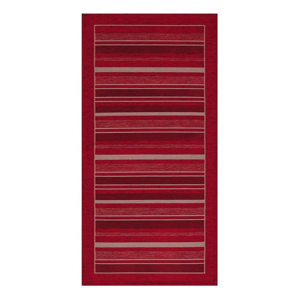 Červený behúň Floorita Velour, 55 x 115 cm - Bonami.sk