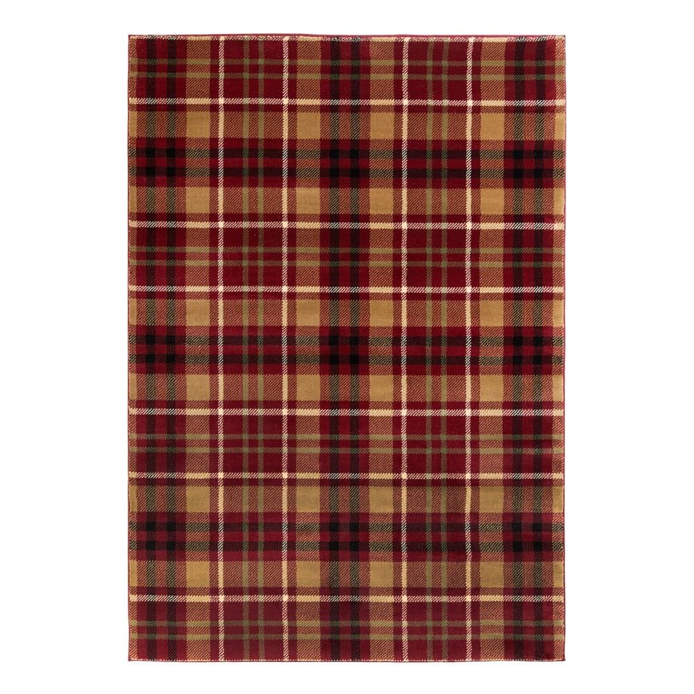 Červený koberec Flair Rugs Highland, 160 x 230 cm - Bonami.sk