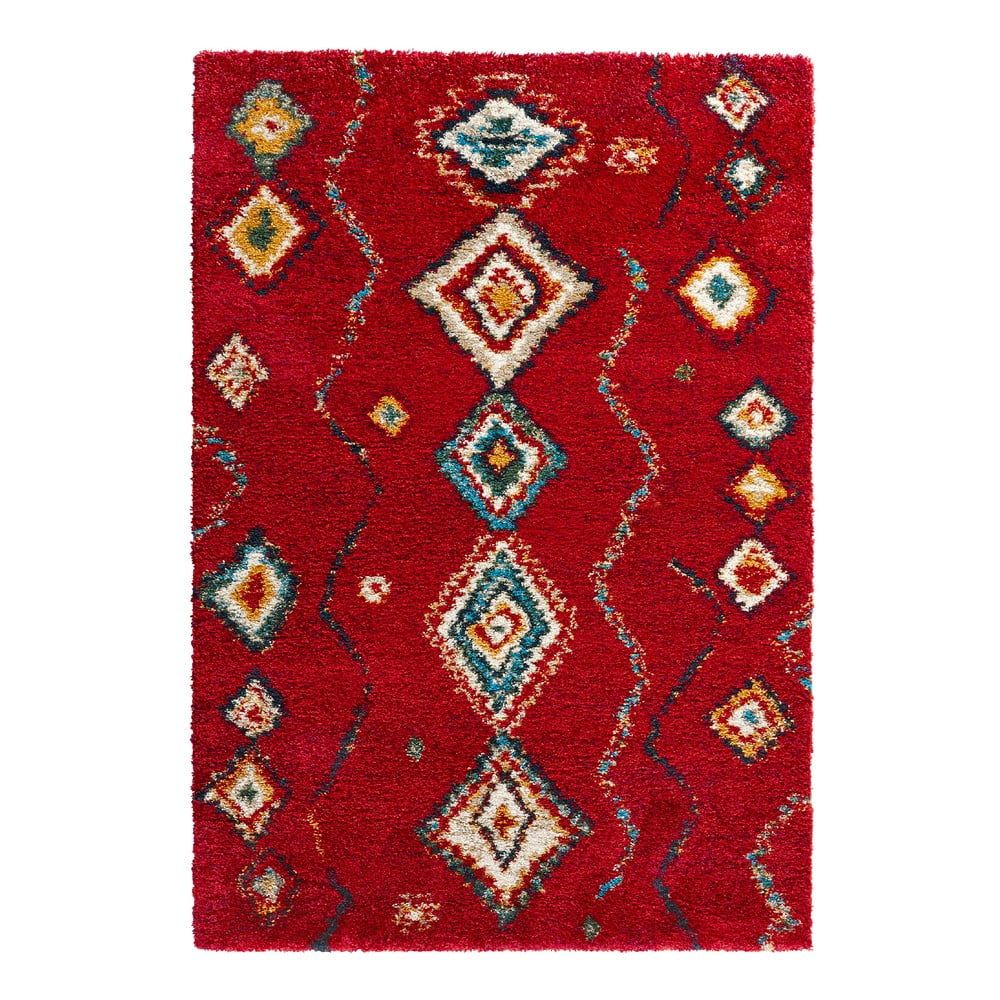 Červený koberec Mint Rugs Geometric, 80 x 150 cm - Bonami.sk