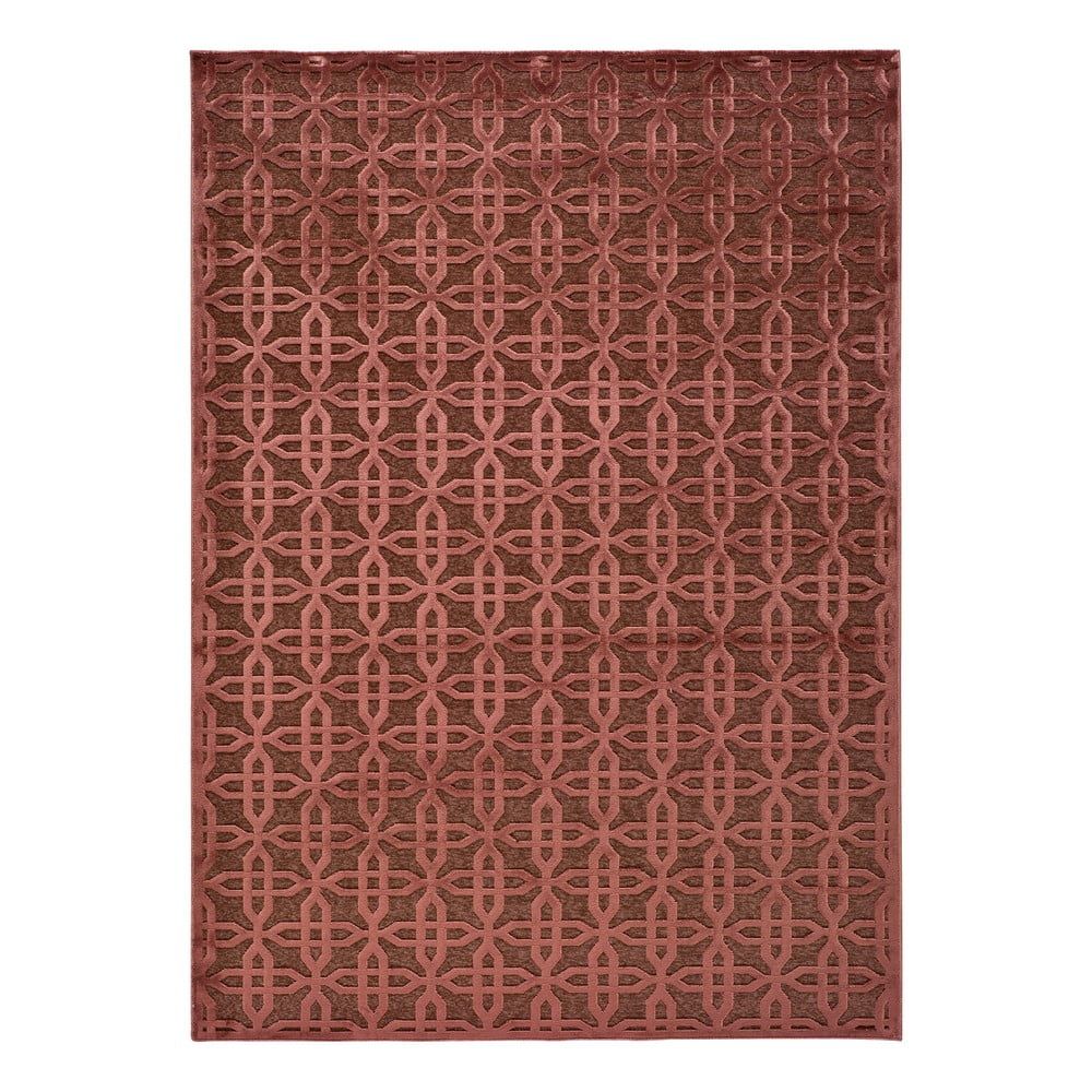 Červený koberec z viskózy Universal Margot Copper, 60 x 110 cm - Bonami.sk
