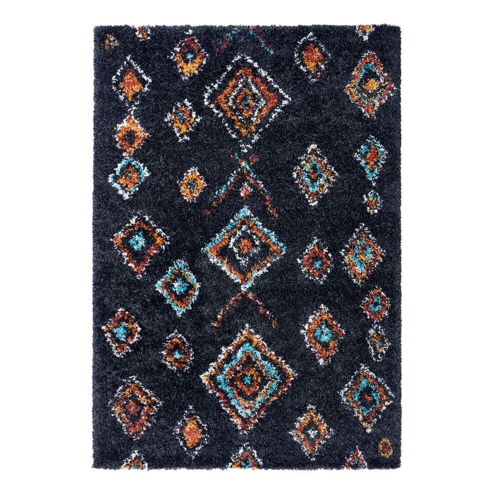Čierny koberec Mint Rugs Phoenix, 80 x 150 cm - Bonami.sk
