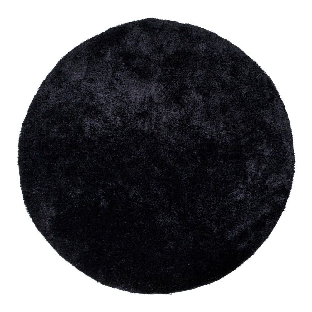 Čierny okrúhly koberec House Nordic Florida, ø 120 cm - Bonami.sk