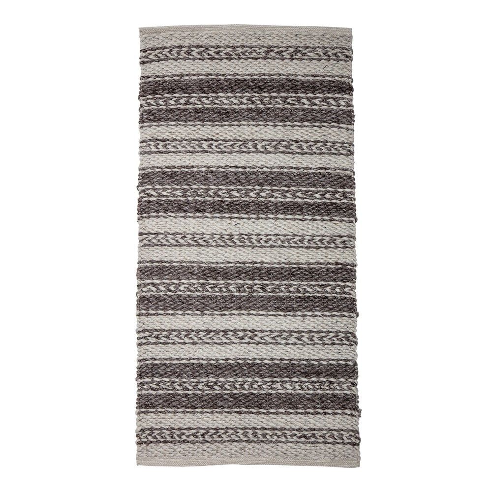 Hnedo-sivý koberec Bloomingville Poly, 70 x 140 cm - Bonami.sk