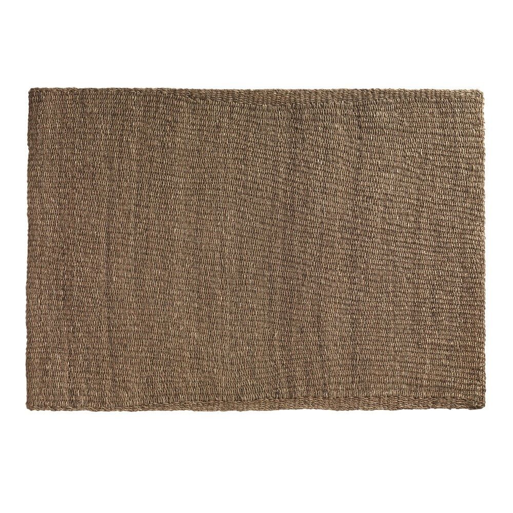 Hnedý koberec z morských rias Geese Rustico Natura, 150 × 210 cm - Bonami.sk