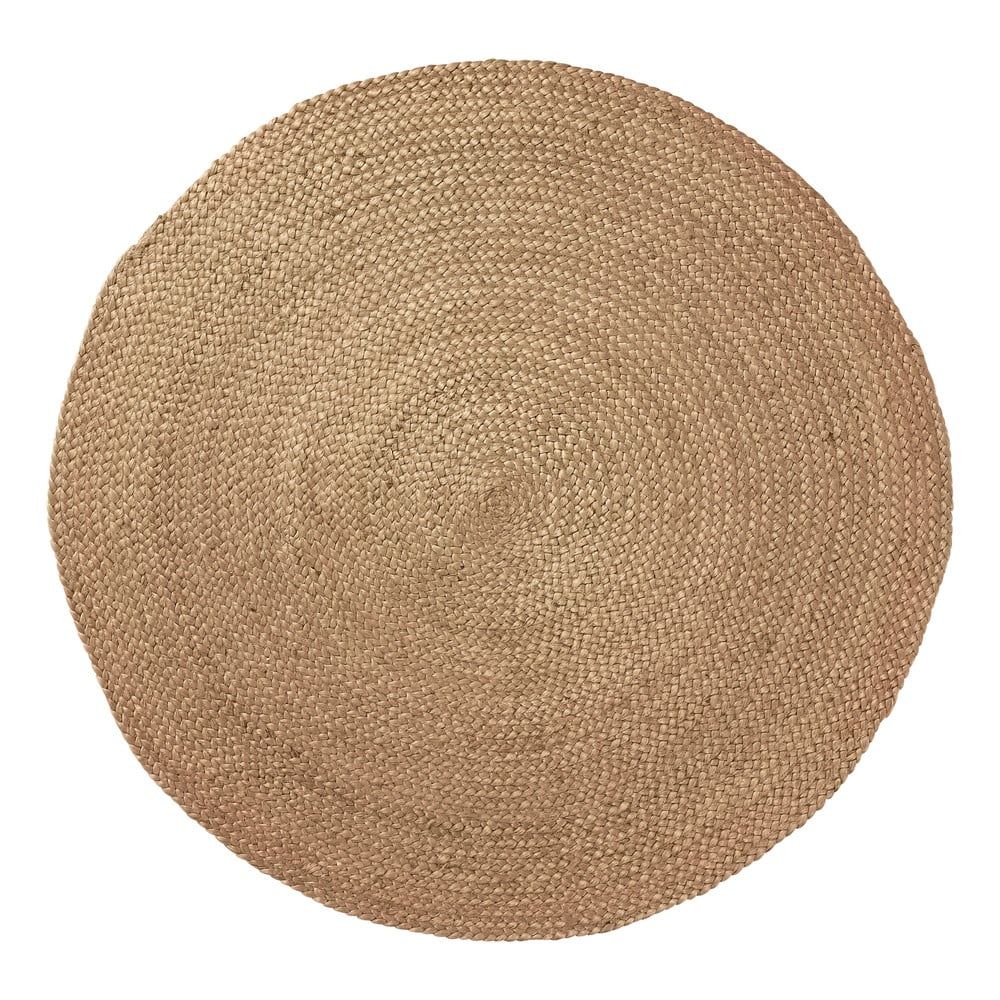 Prírodný jutový koberec La Forma Dip, ⌀ 100 cm - Bonami.sk