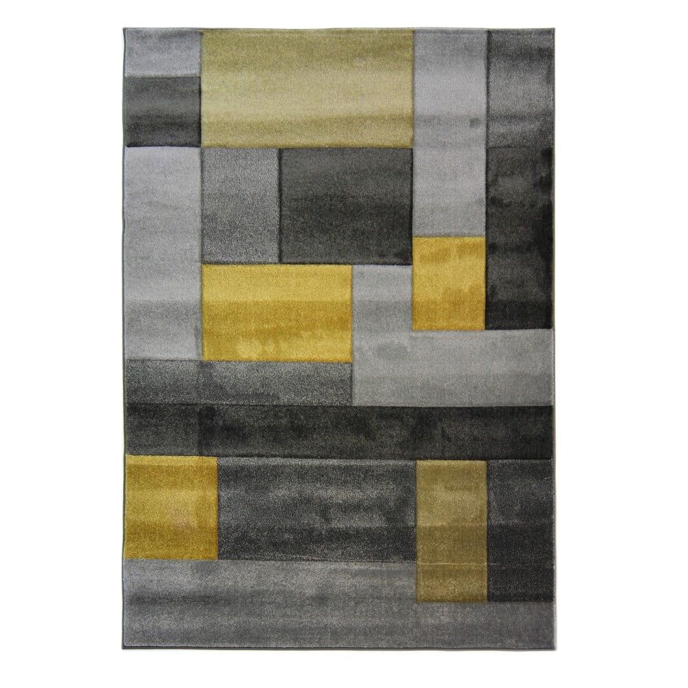 Sivo-žltý koberec Flair Rugs Cosmos, 120 × 170 cm - Bonami.sk