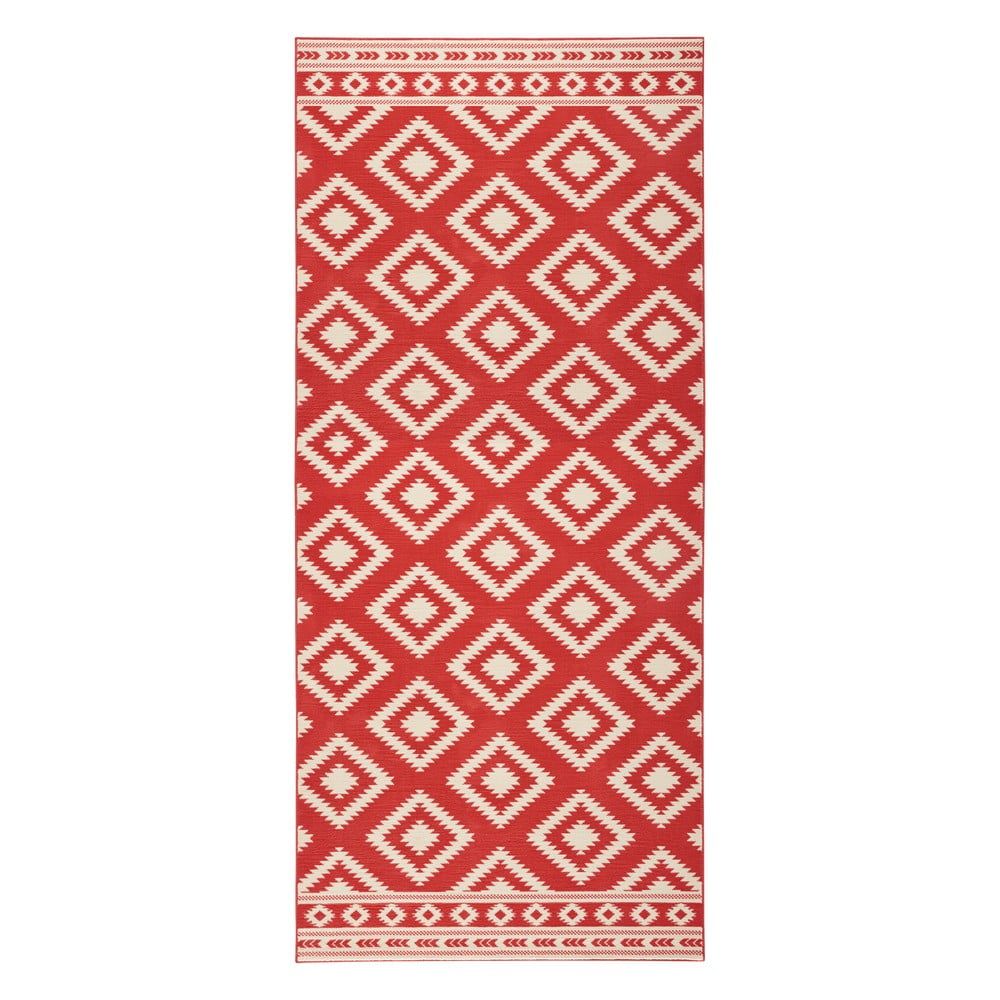 Červený koberec Hanse Home Gloria Ethno, 80 x 200 cm - Bonami.sk