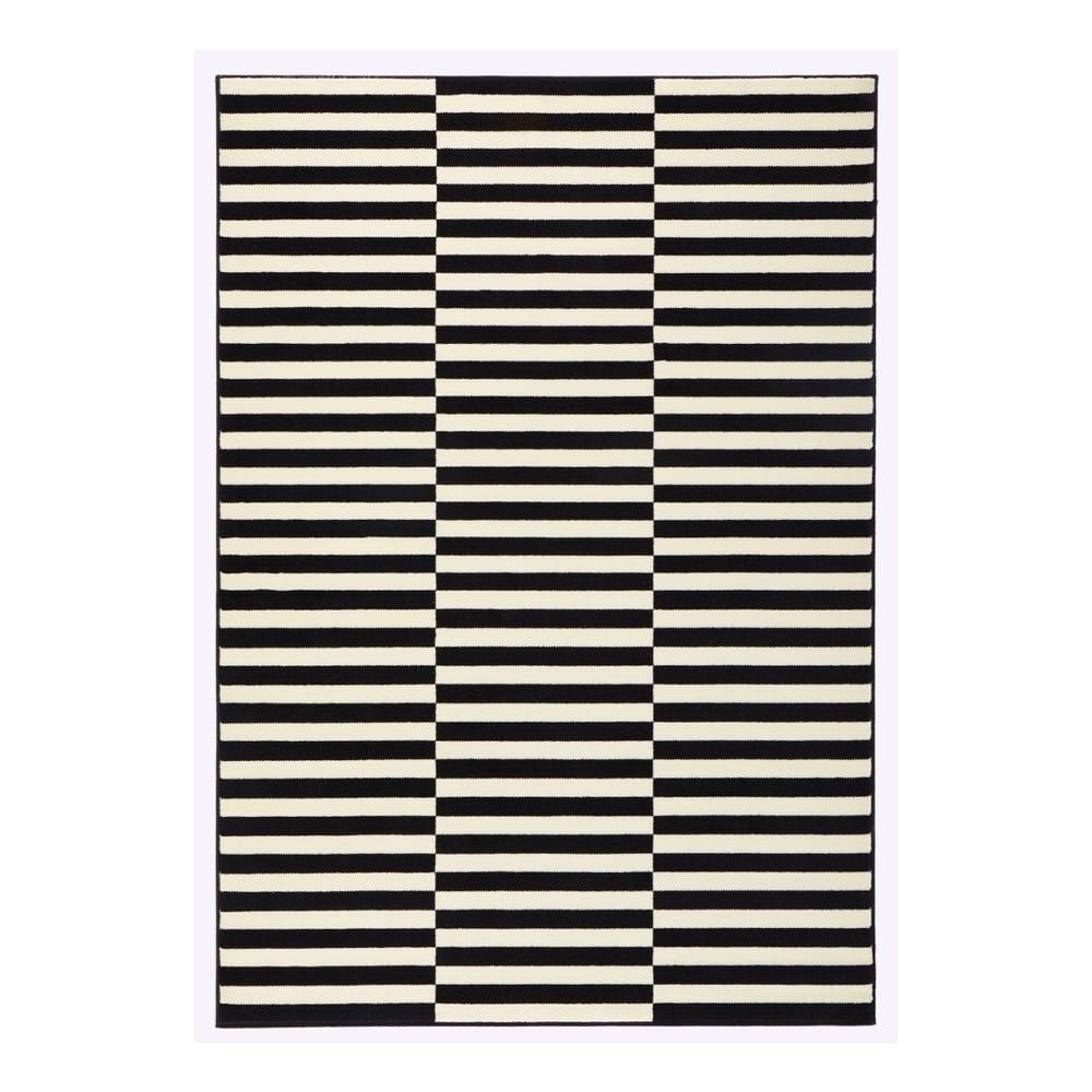 Čierno-krémový koberec Hanse Home Gloria Panel, 160 × 230 cm - Bonami.sk