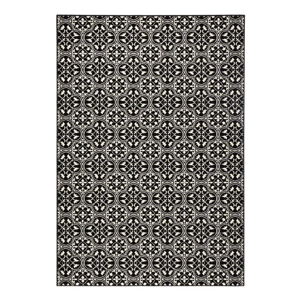 Čierny koberec Hanse Home Gloria Pattern, 80 x 150 cm - Bonami.sk