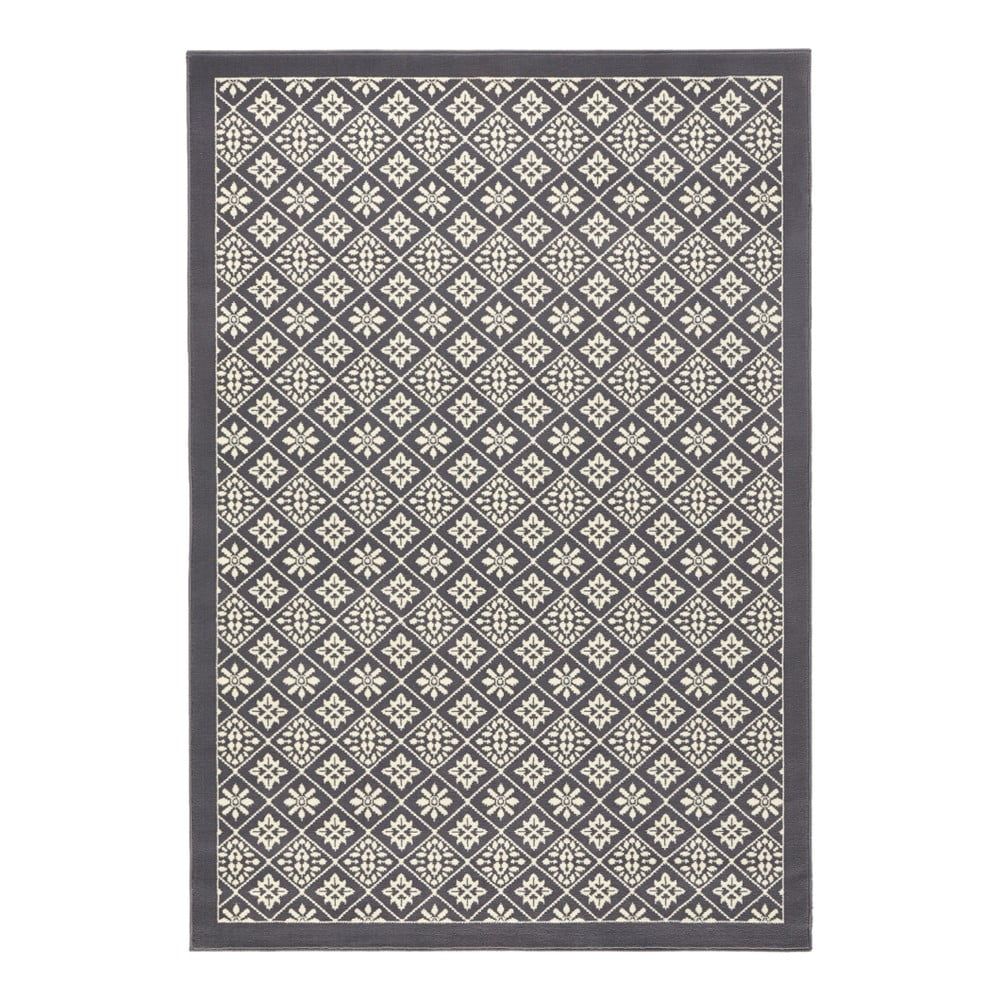Sivo-biely koberec Hanse Home Gloria Tile, 80 x 300 cm - Bonami.sk