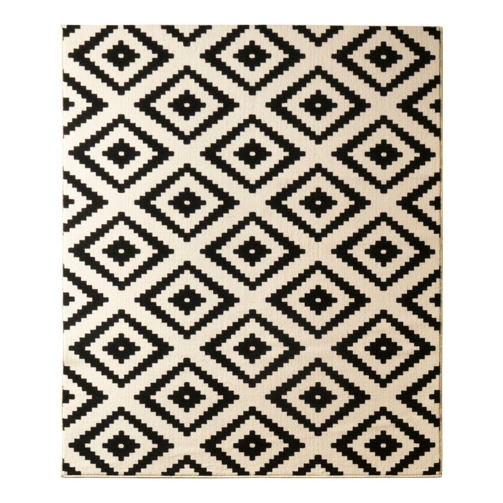 Čierny koberec Hanse Home Hamleti Diamond, 120 × 170 cm - Bonami.sk