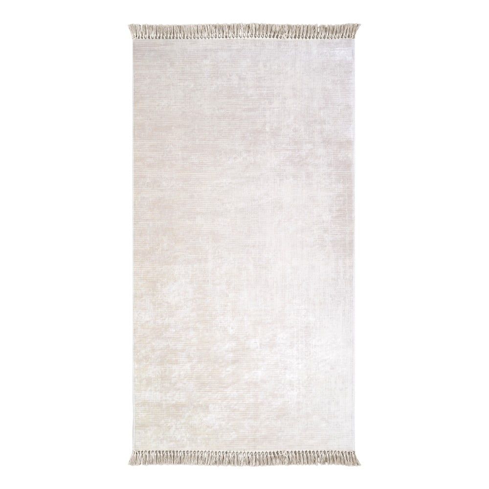 Krémovo-biely koberec Vitaus Hali Geometrik, 80 × 150 cm - Bonami.sk