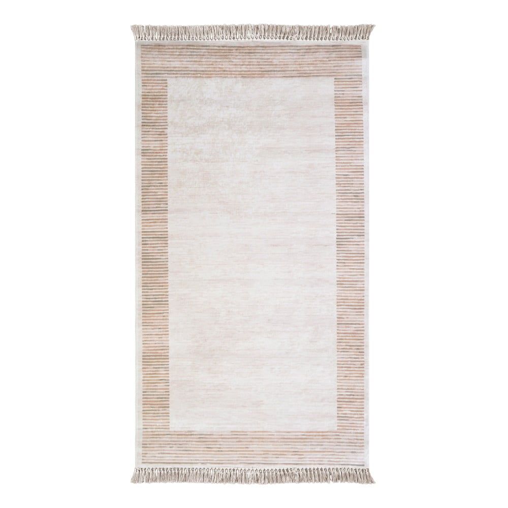 Hnedobéžový koberec Vitaus Hali Ruto, 80 × 150 cm - Bonami.sk