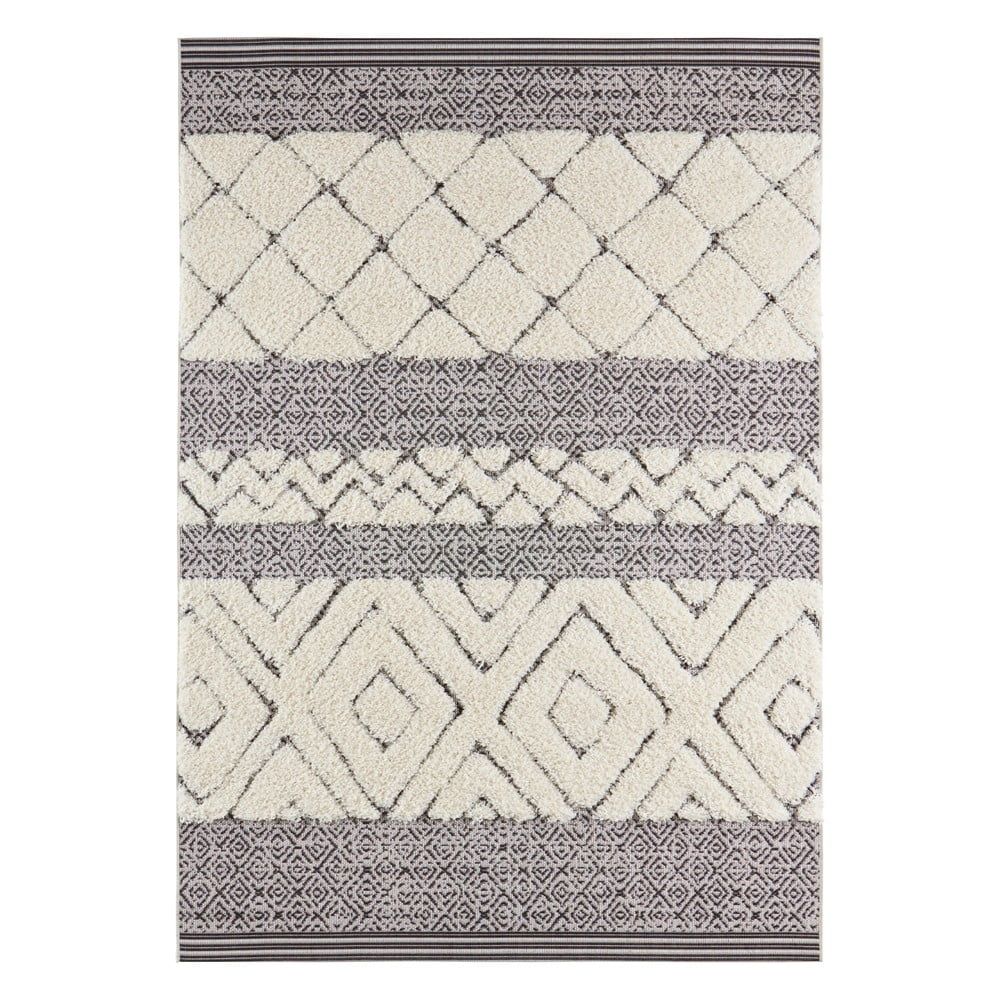 Krémovočierny koberec Mint Rugs Todra, 80 x 150 cm - Bonami.sk