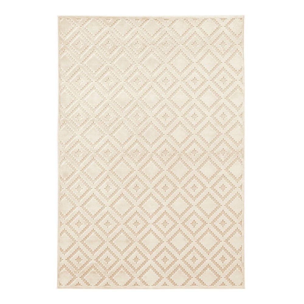 Krémovobiely koberec z viskózy Mint Rugs Iris, 80 × 125 cm - Bonami.sk