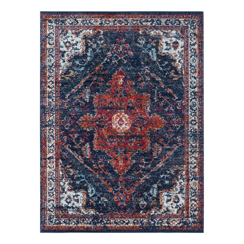 Modro-červený koberec Nouristan Azrow, 80 x 150 cm - Bonami.sk