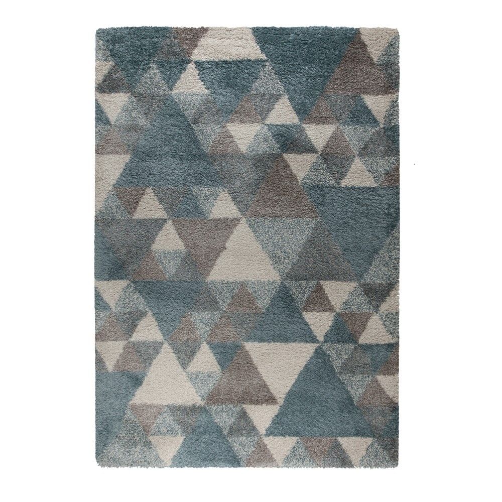 Modro-sivý koberec Flair Rugs Nuru, 80 × 150 cm - Bonami.sk