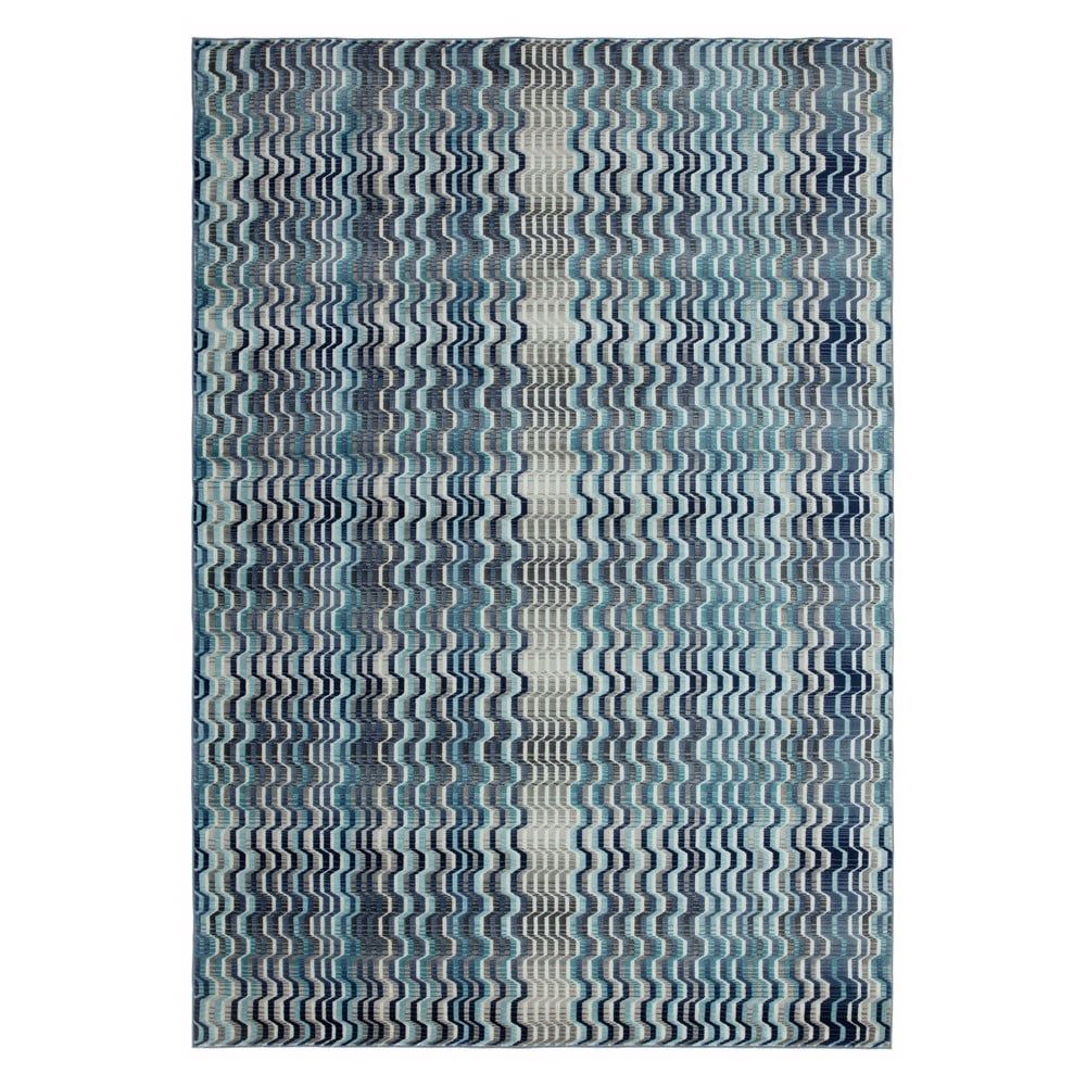 Modrý koberec Asiatic Carpets Wave, 120 x 170 cm - Bonami.sk