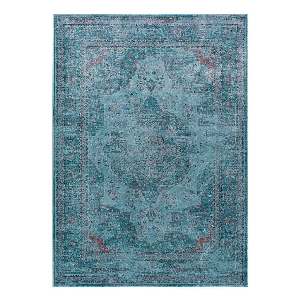 Modrý koberec z viskózy Universal Lara Aqua, 120 x 170 cm - Bonami.sk