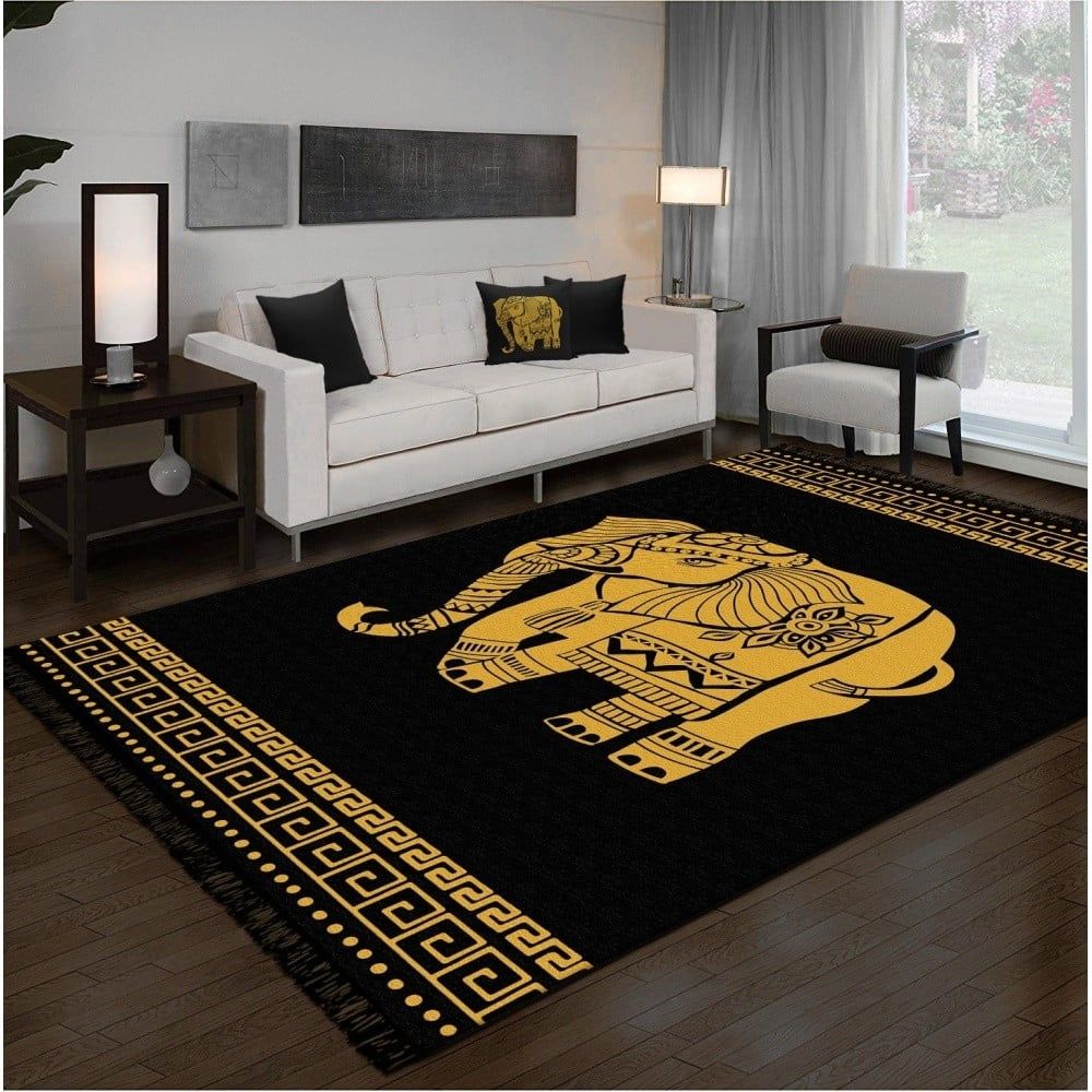 Obojstranný umývateľný koberec Kate Louise Doube Sided Rug Elephant, 120 × 180 cm - Bonami.sk