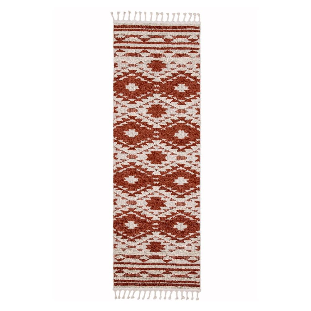 Oranžový koberec Asiatic Carpets Taza, 80 x 240 cm - Bonami.sk