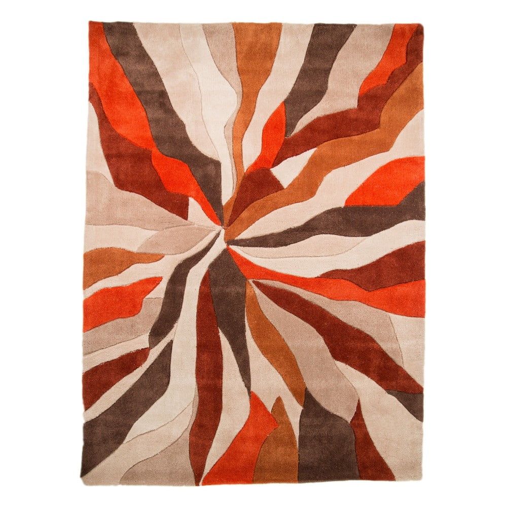 Oranžový koberec Flair Rugs Splinter, 120 x 170 cm - Bonami.sk
