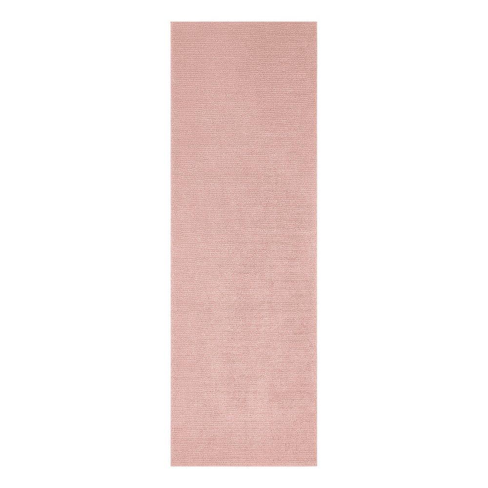 Ružový behúň Mint Rugs Supersoft, 80 x 250 cm - Bonami.sk