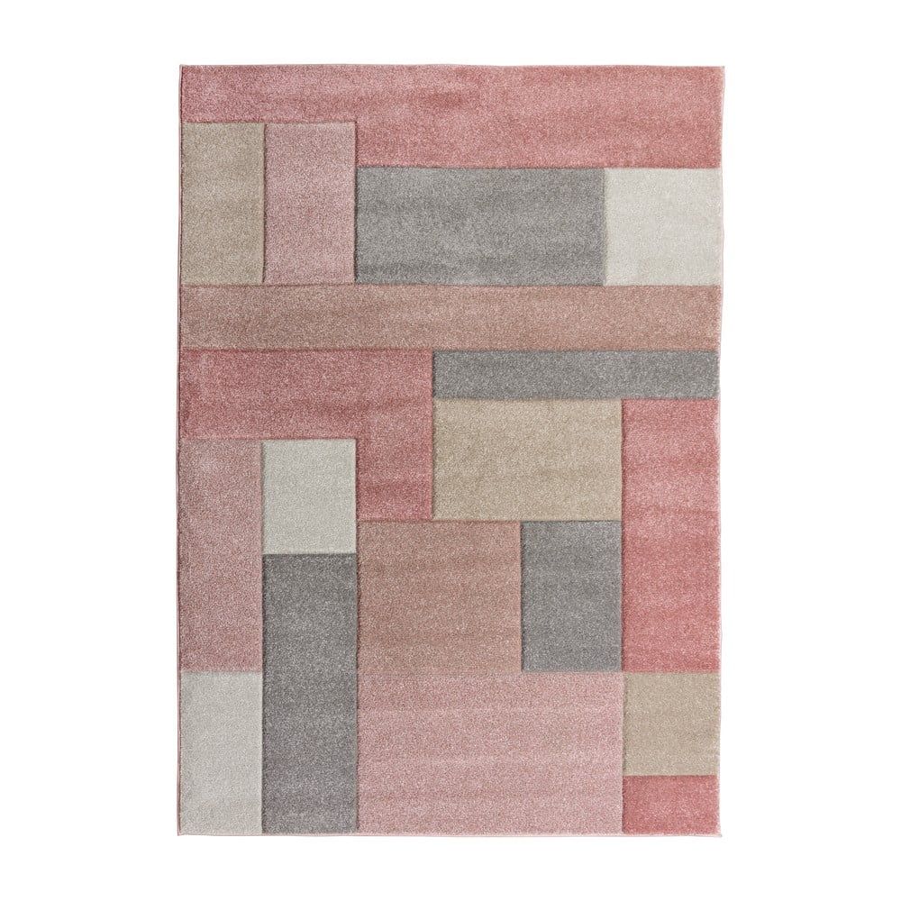 Ružovo-sivý koberec Flair Rugs Cosmos, 160 × 230 cm - Bonami.sk