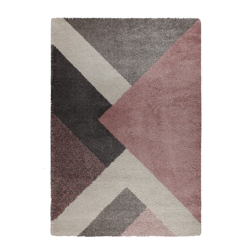 Ružovo-sivý koberec Flair Rugs Zula, 160 × 230 cm - Bonami.sk