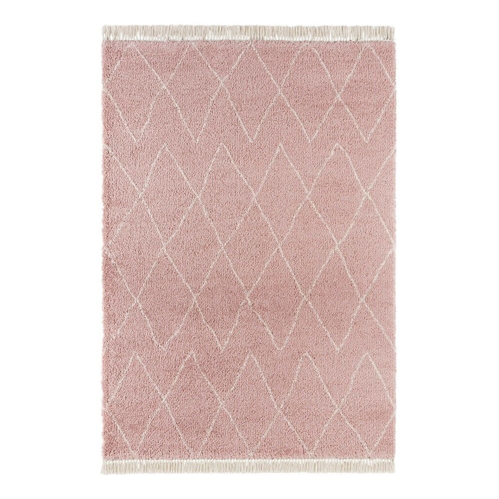 Ružový koberec Mint Rugs Jade, 80 x 150 cm - Bonami.sk