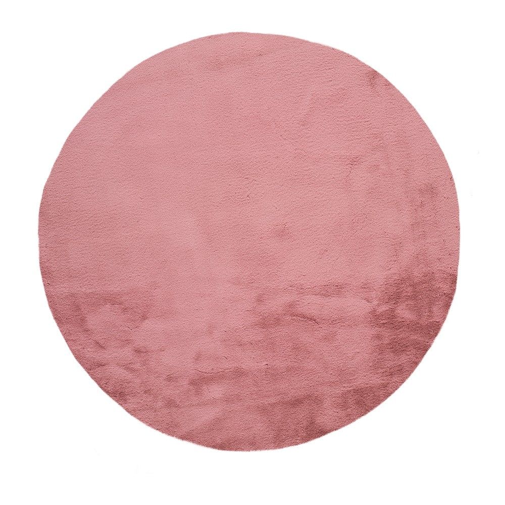 Ružový koberec Universal Fox Liso, Ø 120 cm - Bonami.sk
