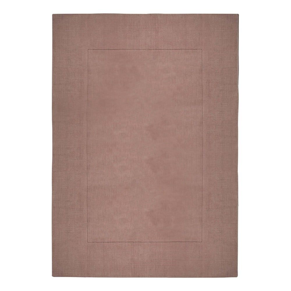 Ružový vlnený koberec Flair Rugs Siena, 160 x 230 cm - Bonami.sk