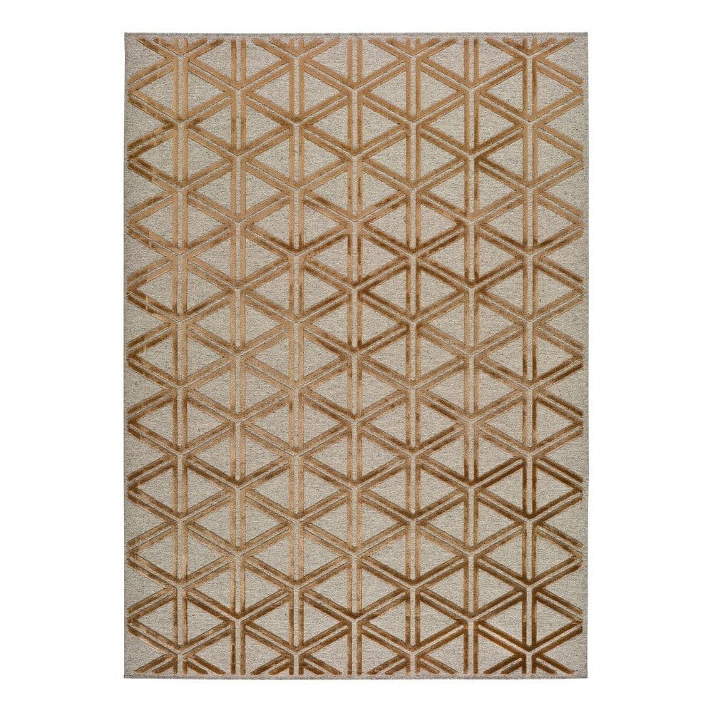 Sivo-oranžový koberec Universal Lana Triangle, 120 x 170 cm - Bonami.sk