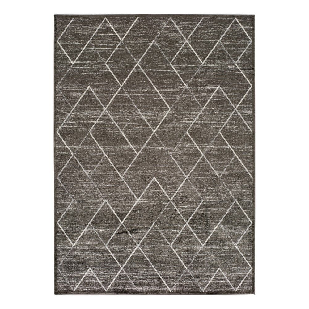 Sivý koberec z viskózy Universal Belga, 100 x 140 cm - Bonami.sk