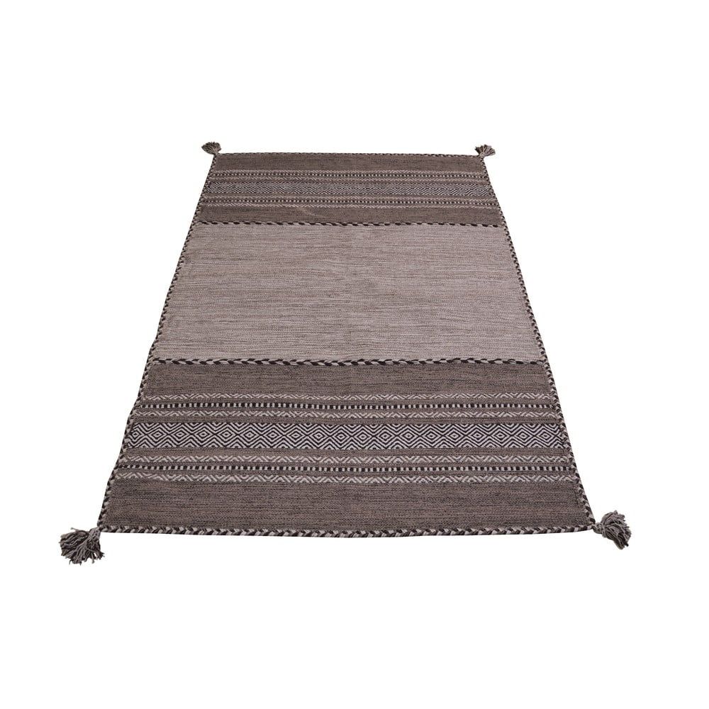 Sivo-béžový bavlnený koberec Webtappeti Antique Kilim, 160 x 230 cm - Bonami.sk