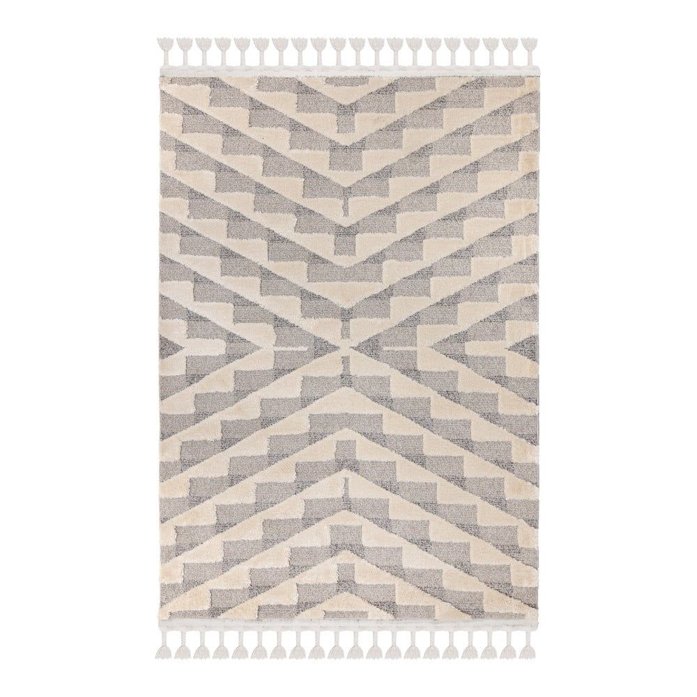 Sivo-krémový koberec Flair Rugs Hampton, 80 x 150 cm - Bonami.sk