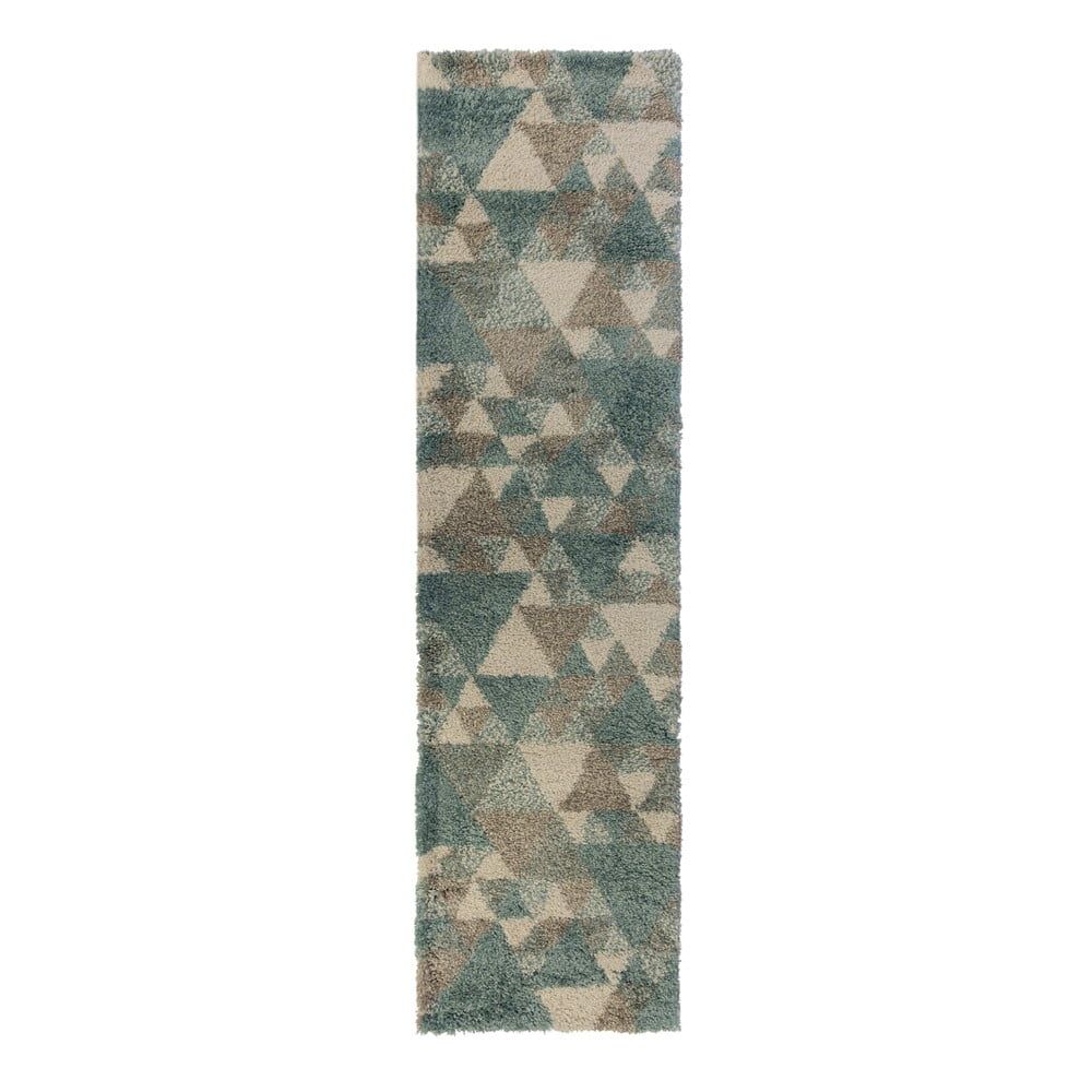 Sivo-modrý koberec Flair Rugs Nuru, 60 x 230 cm - Bonami.sk
